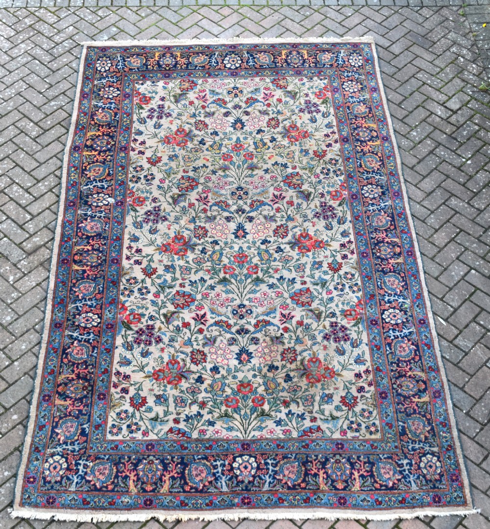 An old Tabriz roomsize carpet 340x201 cm View V