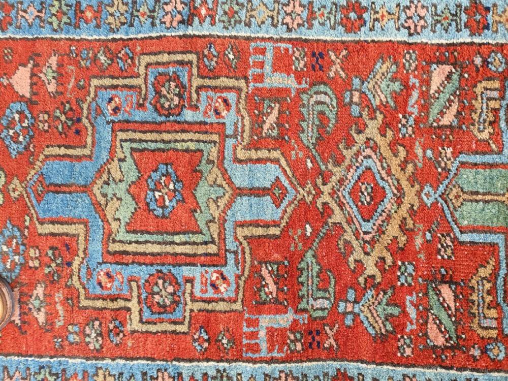 Antique Heriz narrow runner 286x78 View III