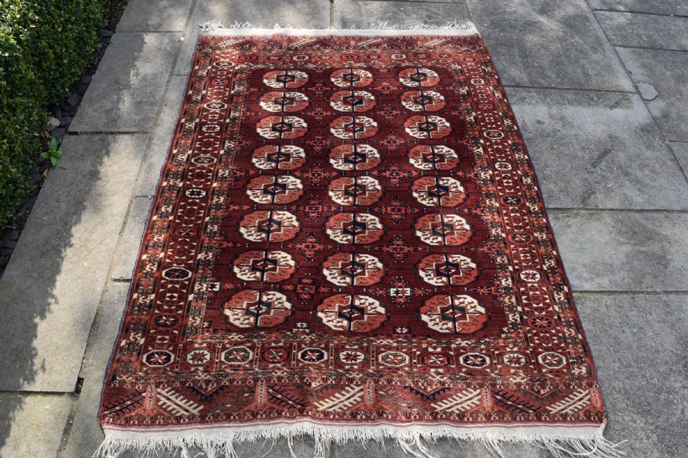 Antique Tekke Turkman rug 165x122cm View II
