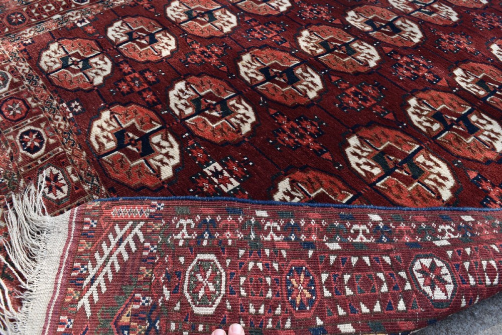 Antique Tekke Turkman rug 165x122cm View VI