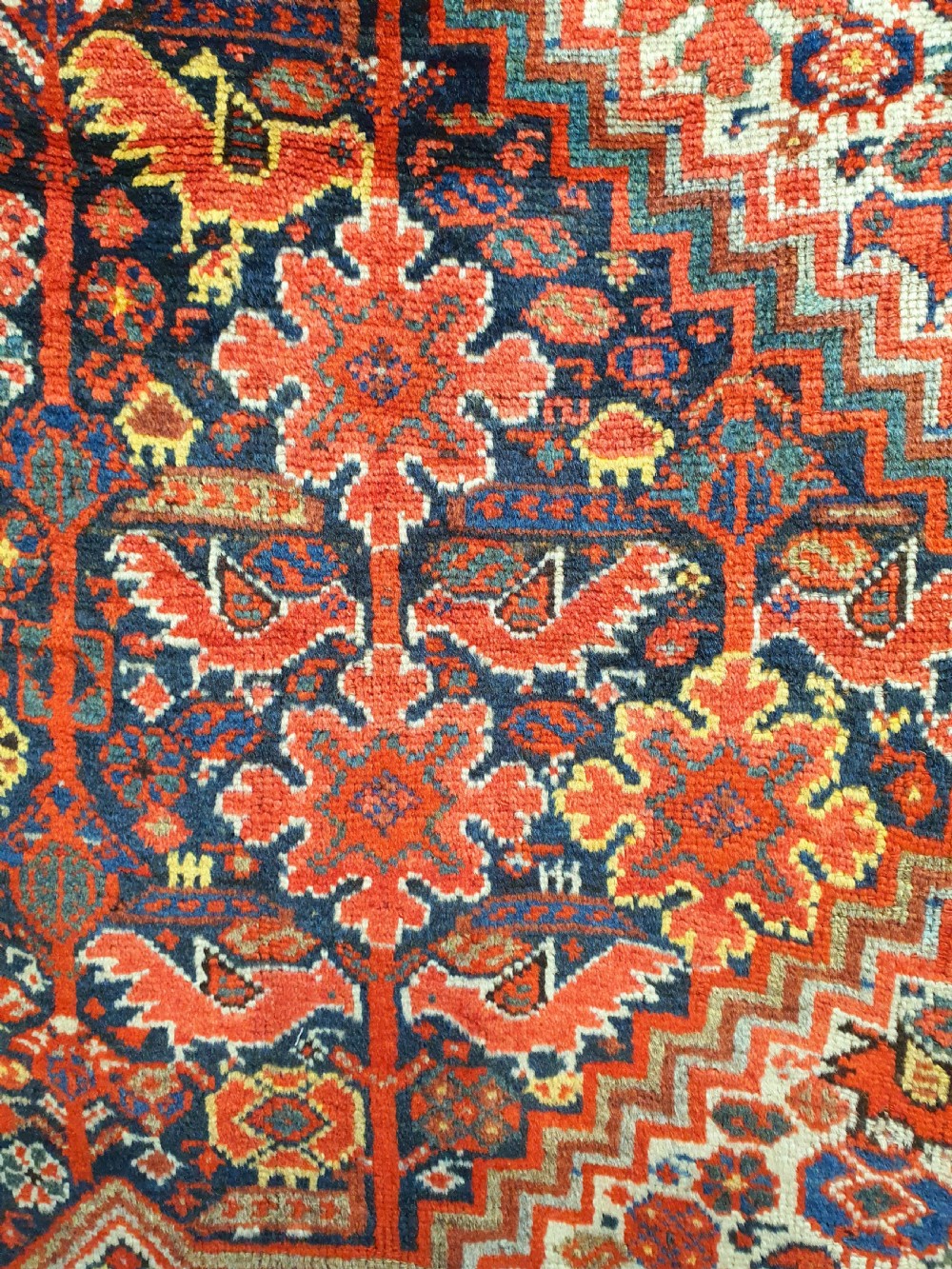 Antique Khmseh tribal rug 190x143cm View II