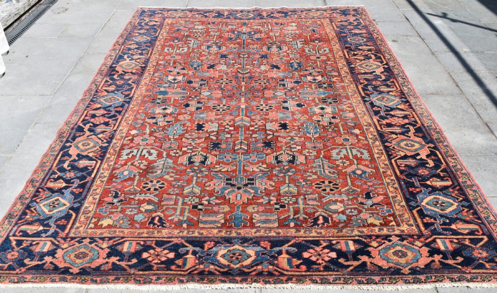 Antique Heriz small roomsize allover design carpet 295x205cm View V