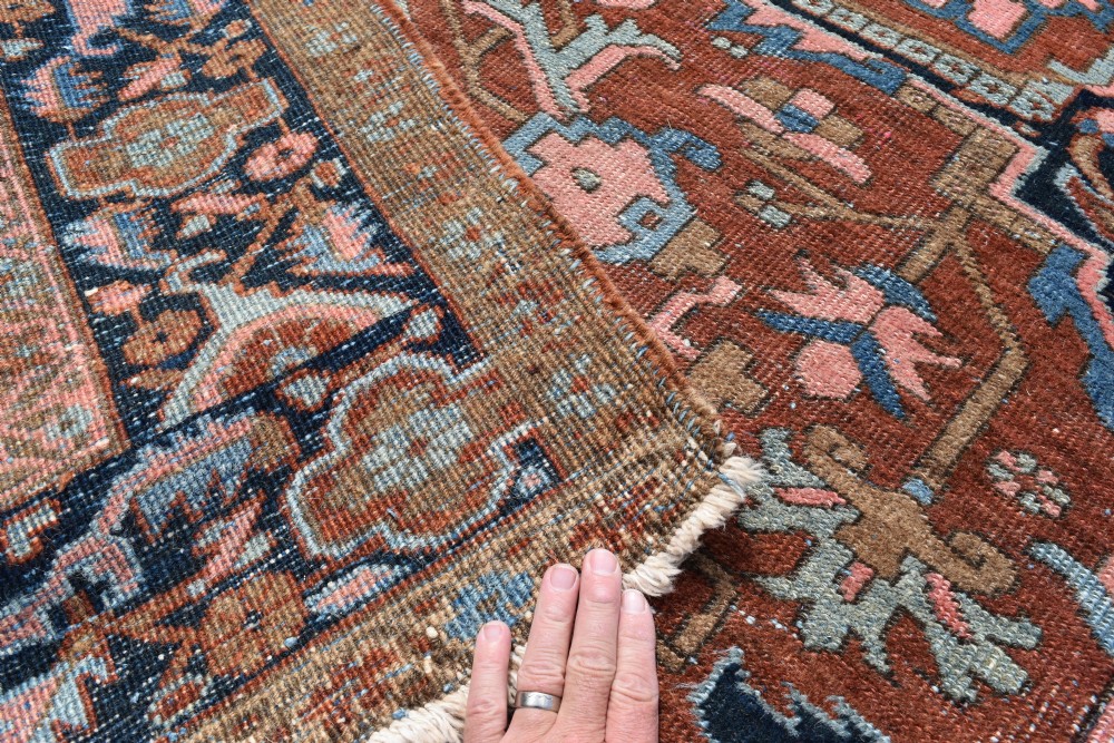 Antique small roomsize Heriz carpet 302x209cm View VI