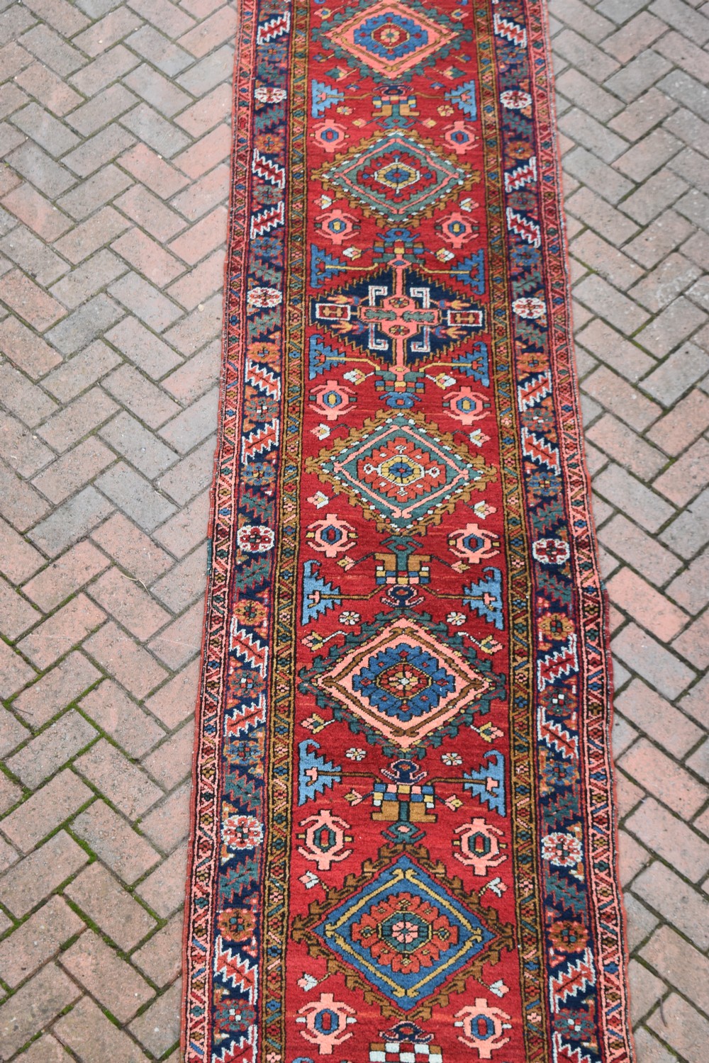 A good antique Heriz long narrow runner 530x89 cm View V
