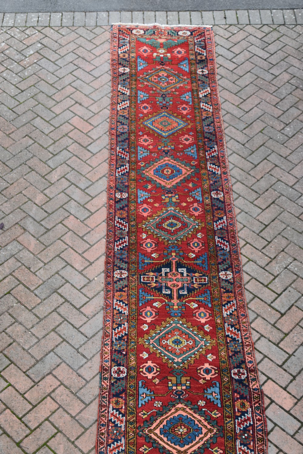 A good antique Heriz long narrow runner 530x89 cm View VII
