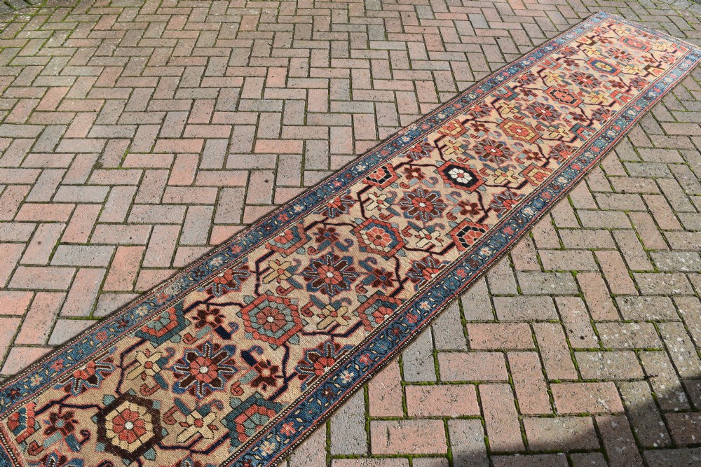 An antique Northwest Persian very narrow hall runner 369x68 cm View IX