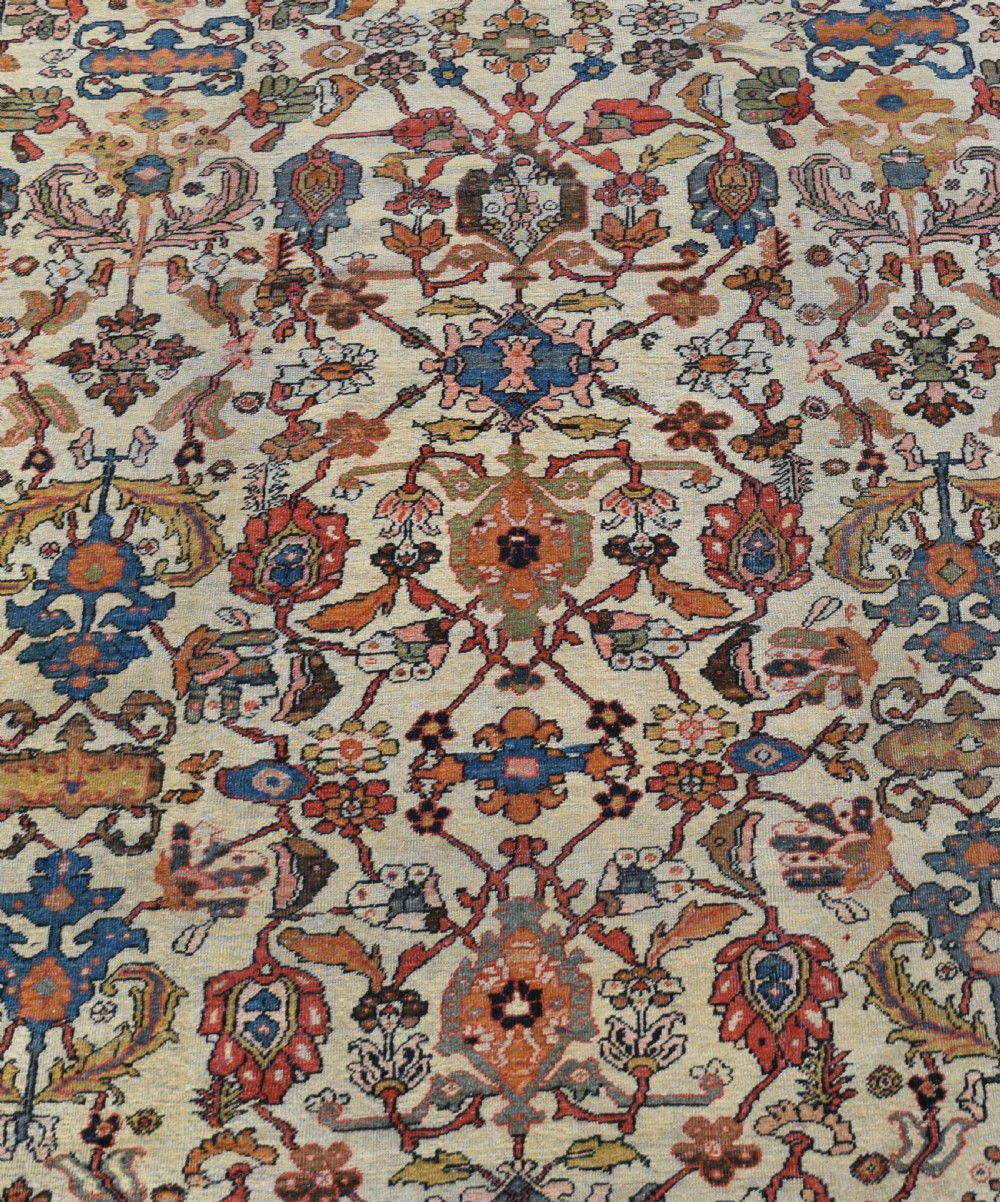A good antique Mahal roomsize carpet 408x318cm View II