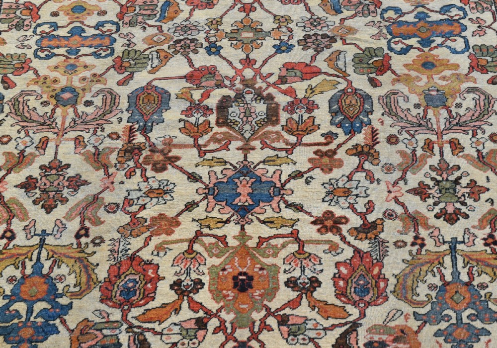 A good antique Mahal roomsize carpet 408x318cm View III