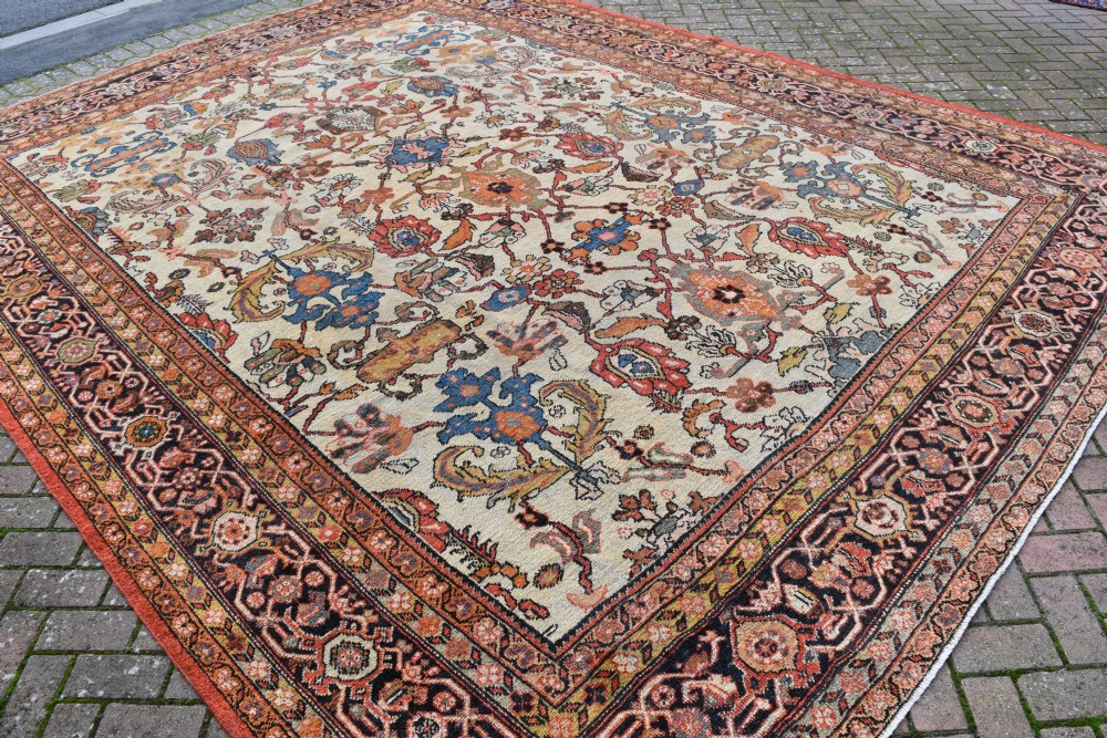 A good antique Mahal roomsize carpet 408x318cm View VI