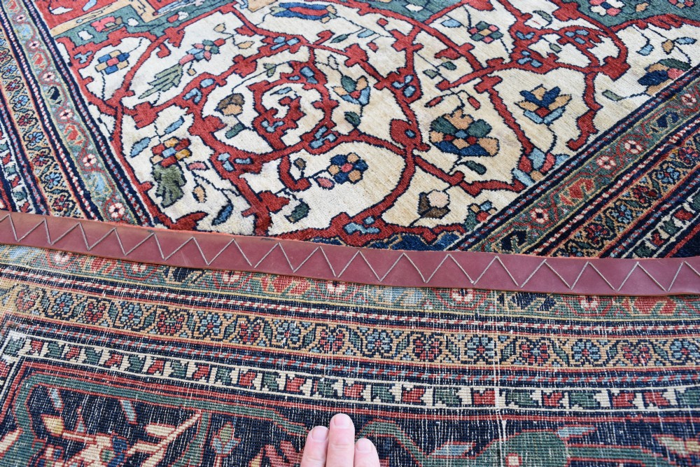 An exceptional antique Ferahan carpet 399x264cm View VII