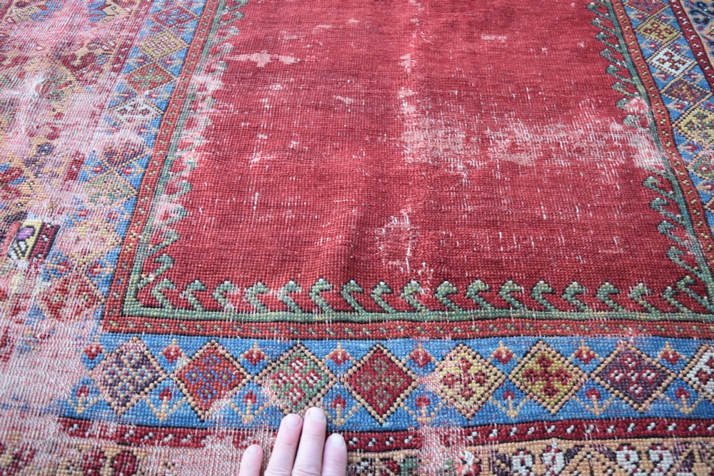 An early Anatolian Mudjur prayer rug circa 1800 View III