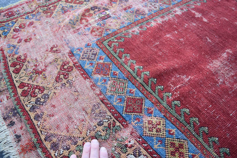 An early Anatolian Mudjur prayer rug circa 1800 View V