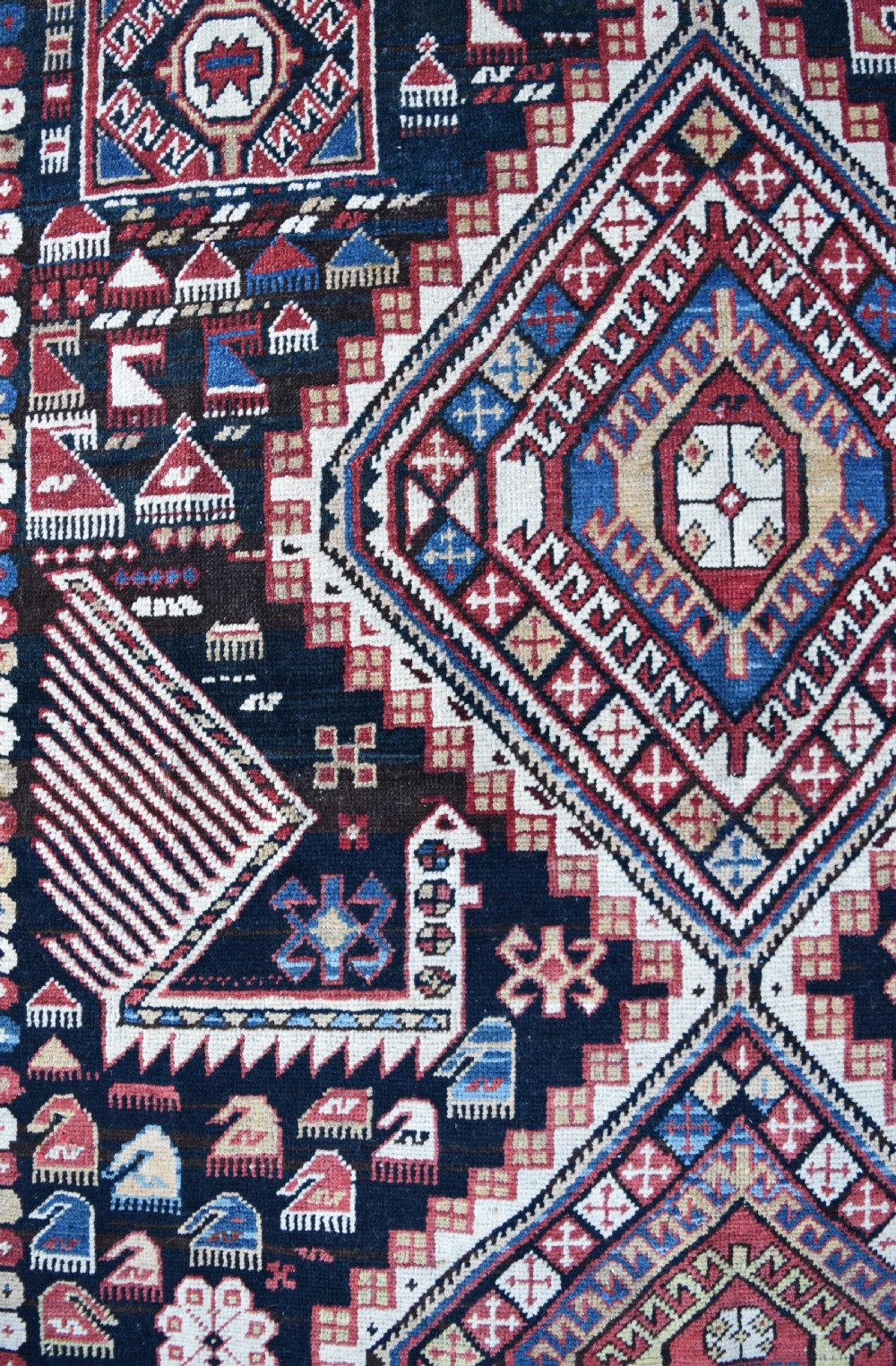 An antique Caucasian Shirvan rug 182x126cm View III