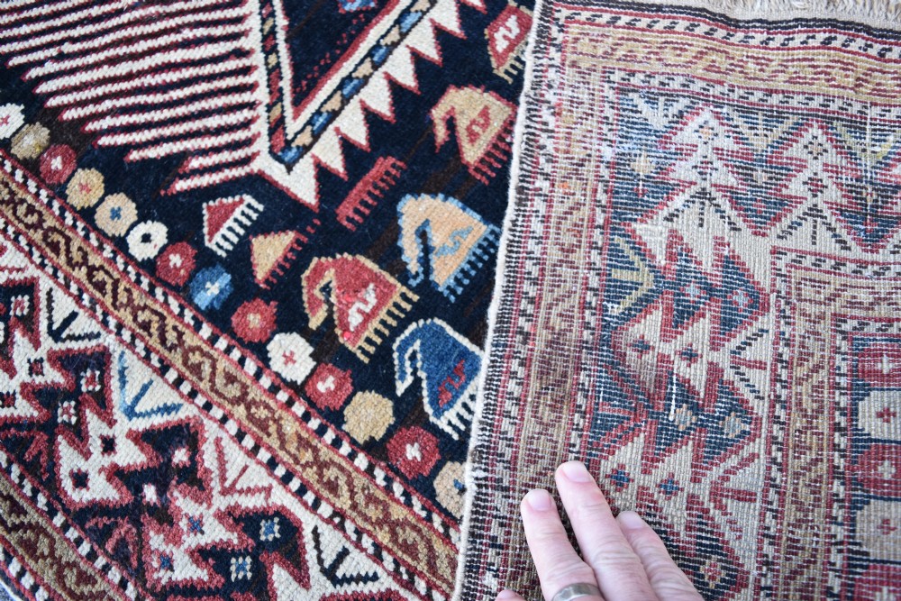 An antique Caucasian Shirvan rug 182x126cm View VI
