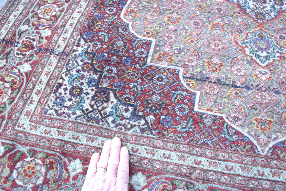 A very fine antique Tabriz rug  184x121cm View IV