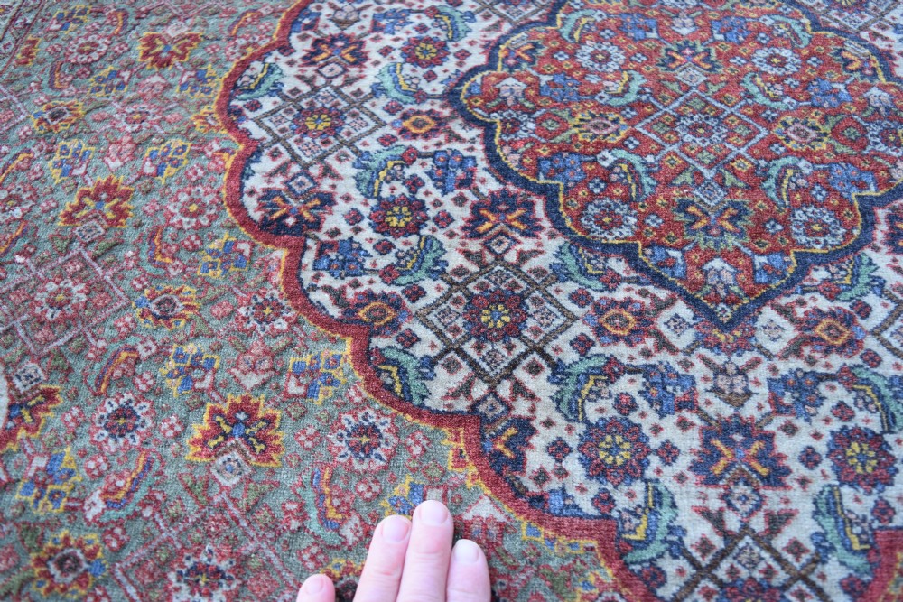 A very fine antique Tabriz rug  184x121cm View V
