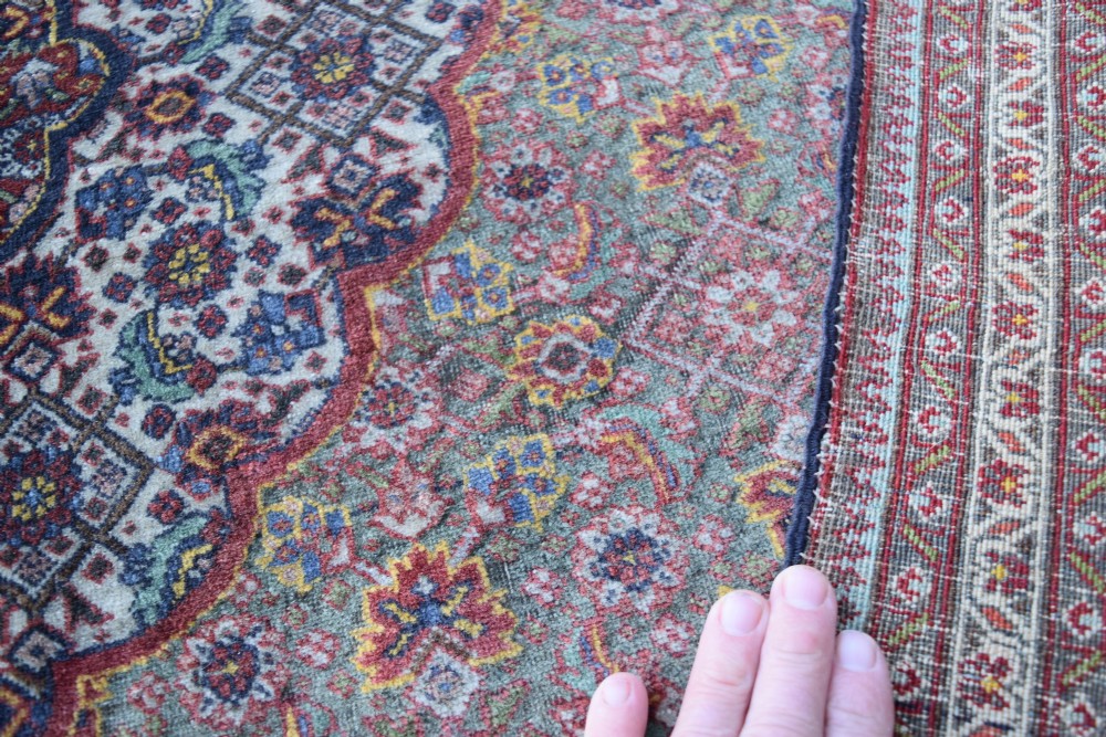 A very fine antique Tabriz rug  184x121cm View VI