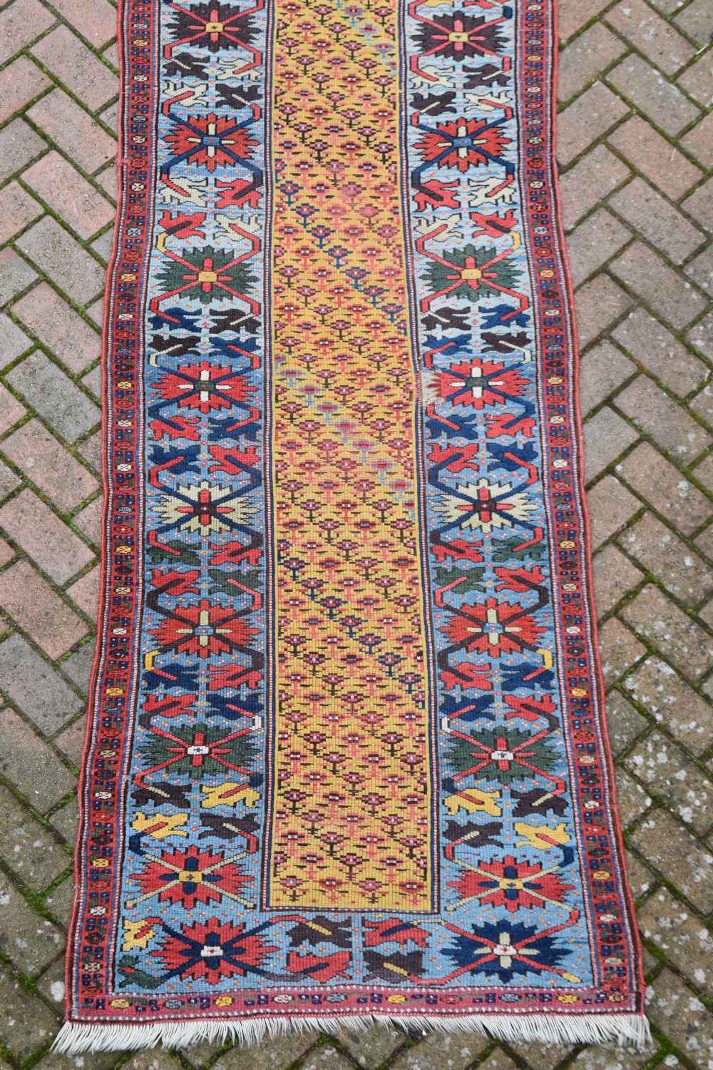 A long narrow Kurdish runner 503x86 cm View II