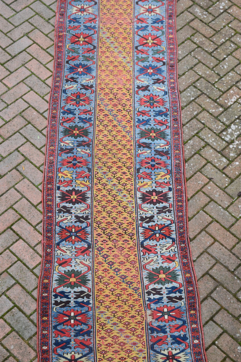 A long narrow Kurdish runner 503x86 cm View III