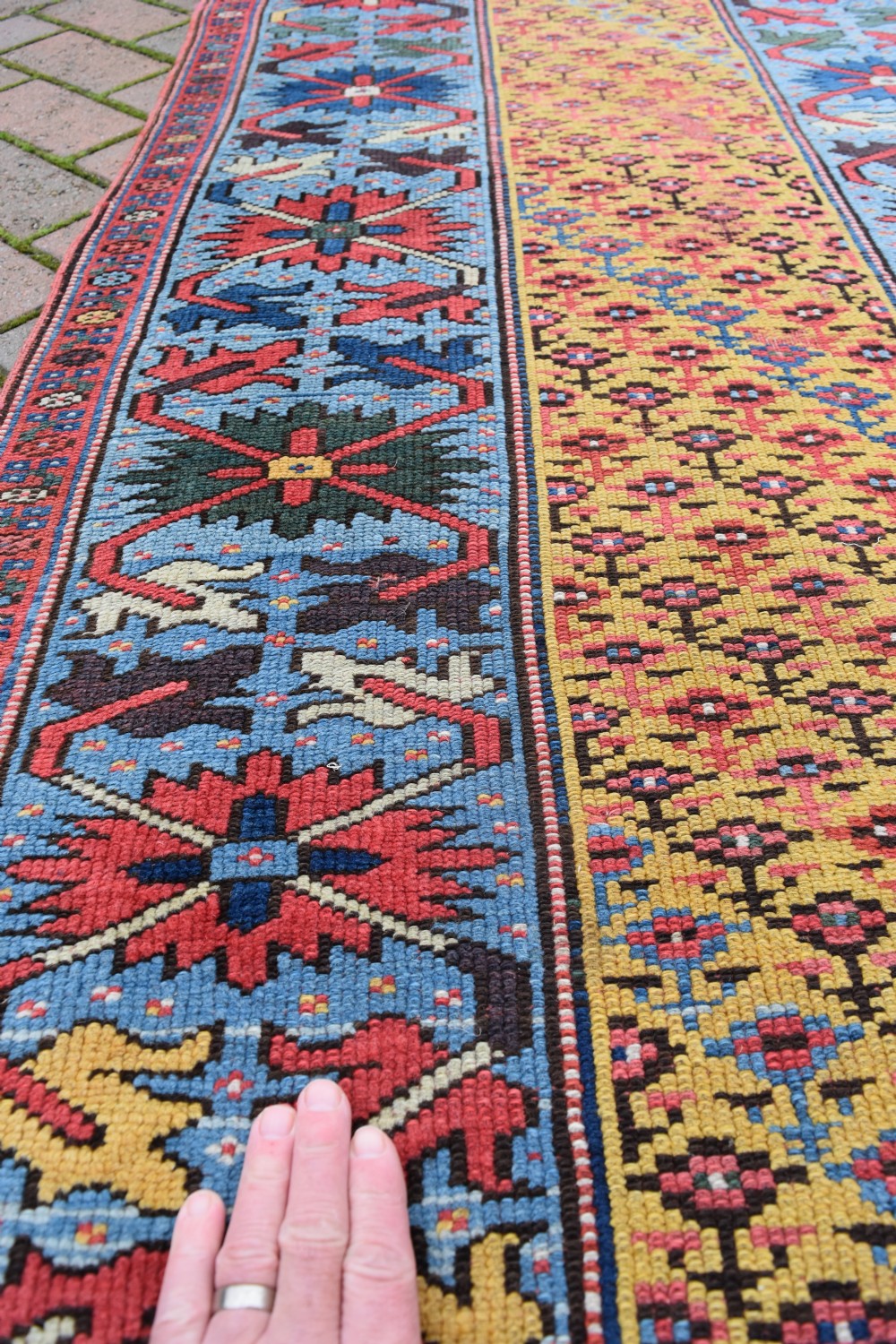 A long narrow Kurdish runner 503x86 cm View VIII
