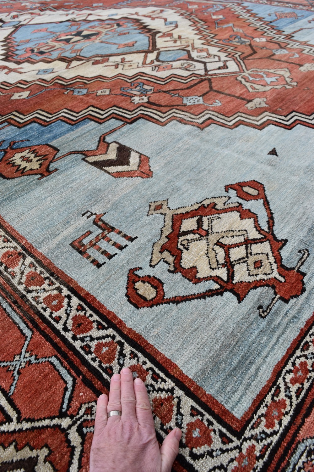 Antique Karaja roomsize carpet 390x289 cm View IX