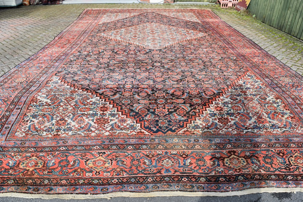 A very large antique Ferahan carpet 646x379cm View II