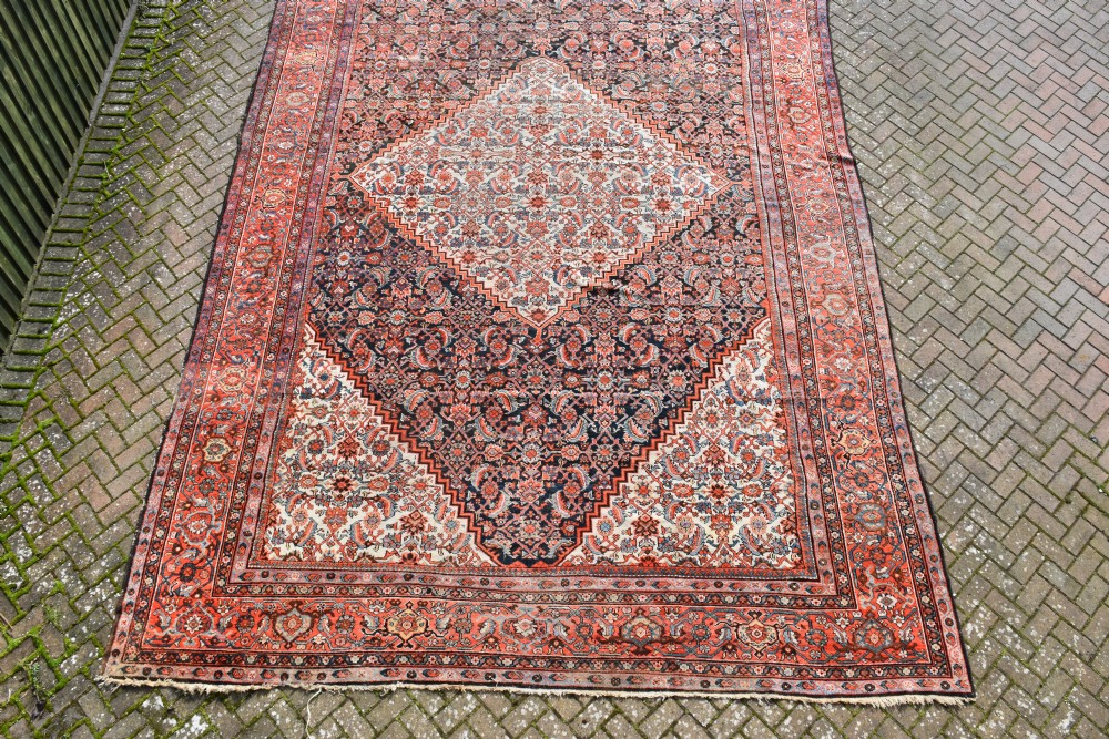 A very large antique Ferahan carpet 646x379cm View V