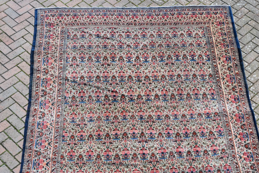 A very fine, part silk antique Tehran carpet 315x218 cm View VIII