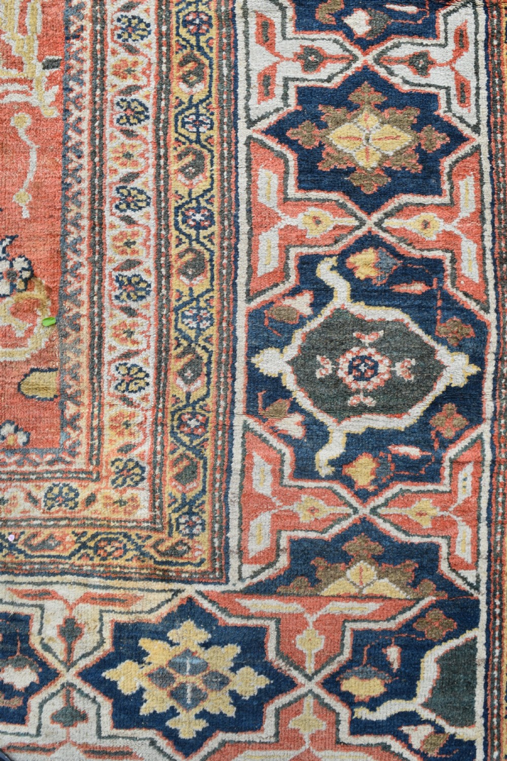 A massive antique Ziegler Mahal carpet 623x398cm View III