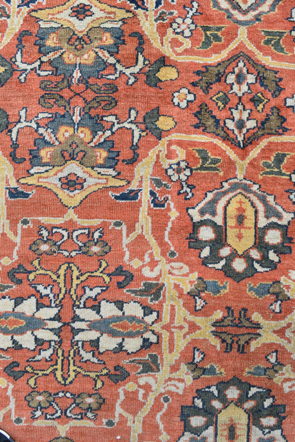 A massive antique Ziegler Mahal carpet 623x398cm View V