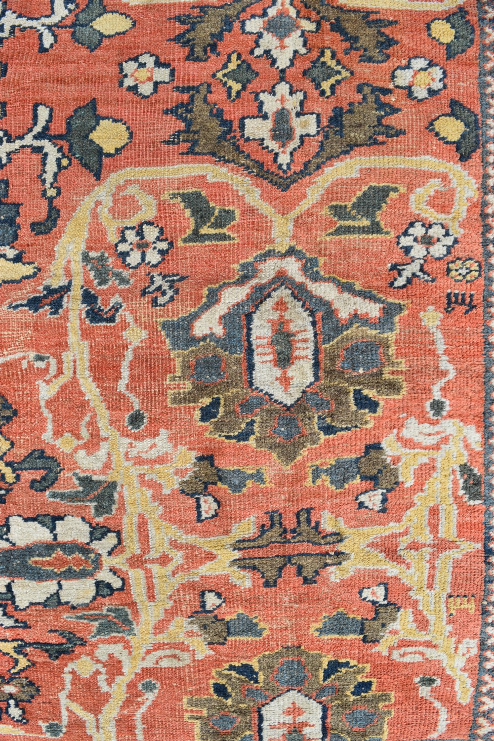 A massive antique Ziegler Mahal carpet 623x398cm View XI