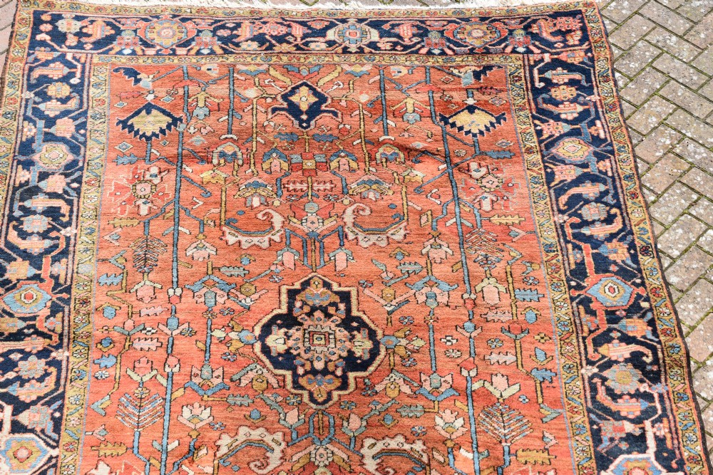 Antique Heriz roomsize carpet 230x216 cm View IX