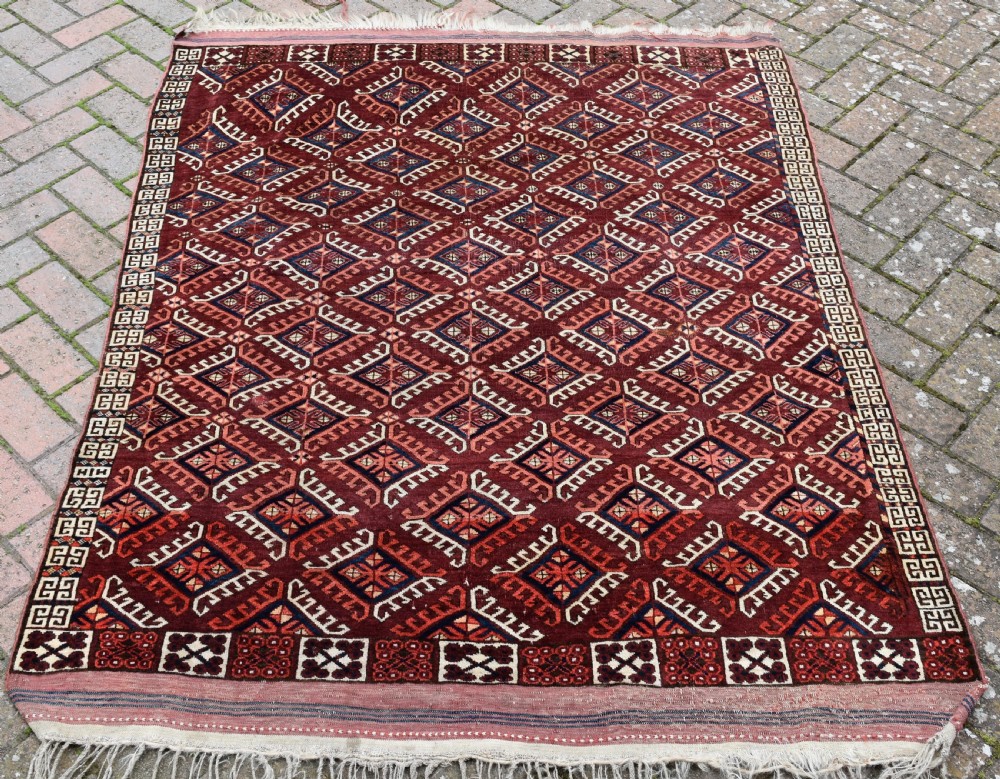 A very fine Kizyl Ayak ensi or tent door from Turkmenistan 166x128 cm