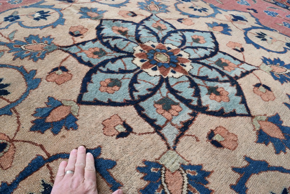 An antique Khoy Tabriz Country house carpet 370x292 cm View IV