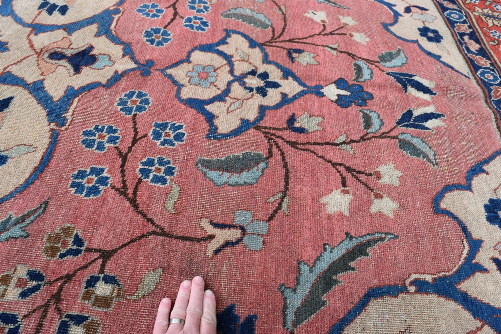 An antique Khoy Tabriz Country house carpet 370x292 cm View VII