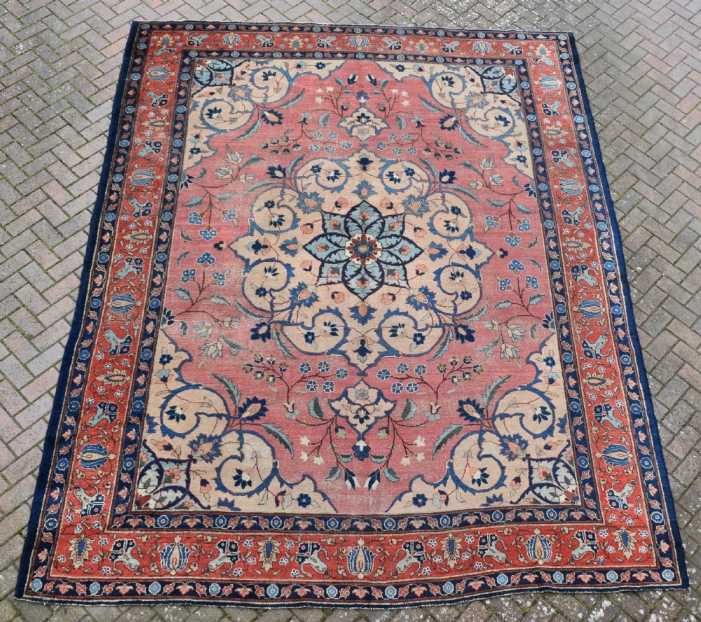 An antique Khoy Tabriz Country house carpet 370x292 cm View IX