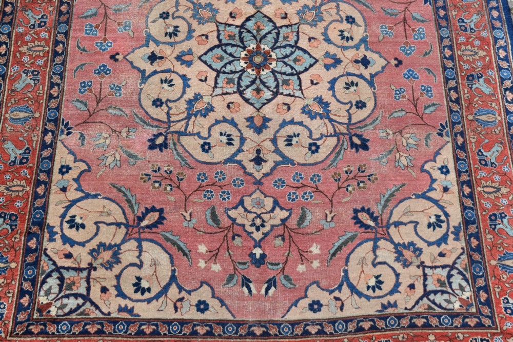 An antique Khoy Tabriz Country house carpet 370x292 cm View X
