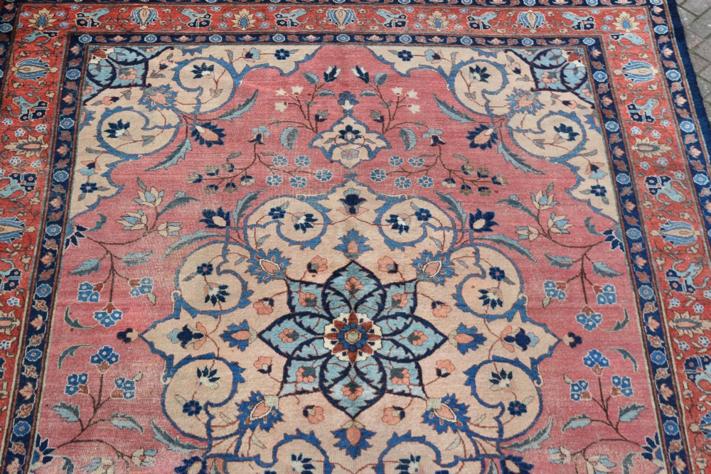 An antique Khoy Tabriz Country house carpet 370x292 cm View XI
