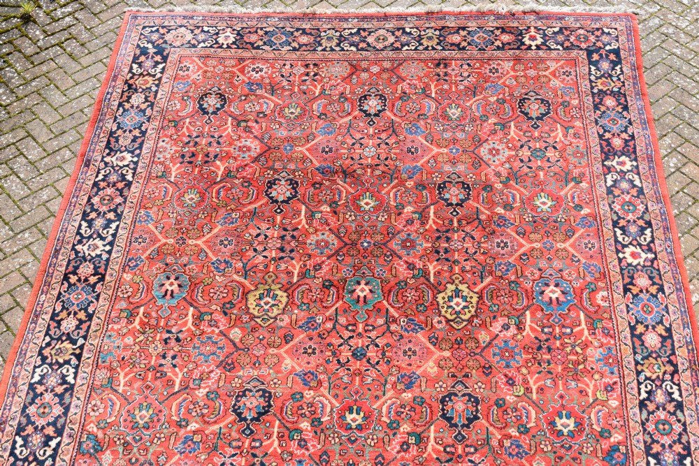 An Old Muschabad Mahal carpet  410x295 cm View II