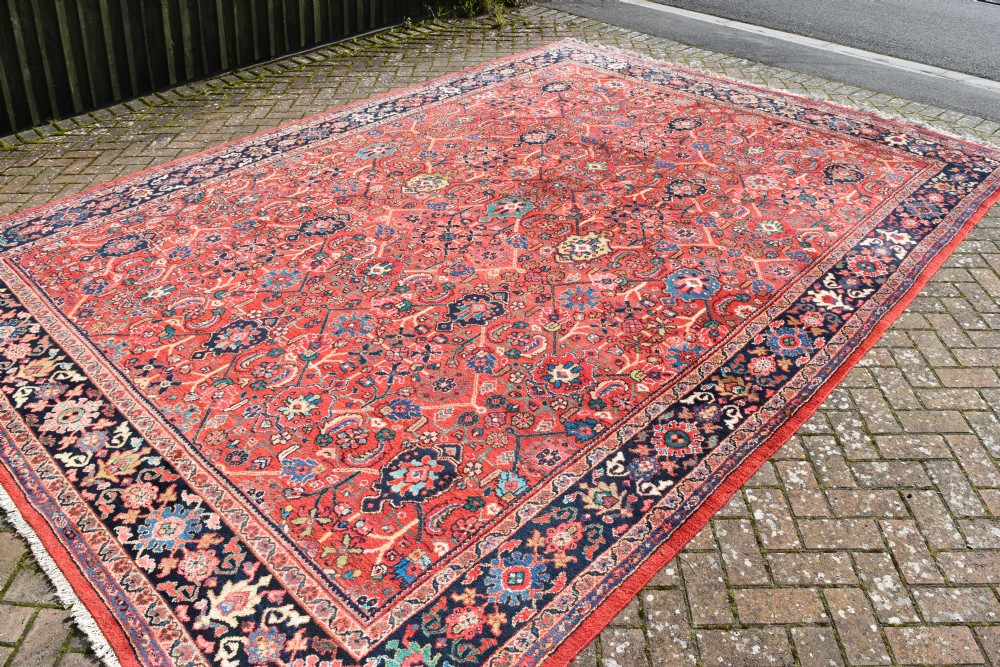 An Old Muschabad Mahal carpet  410x295 cm View III