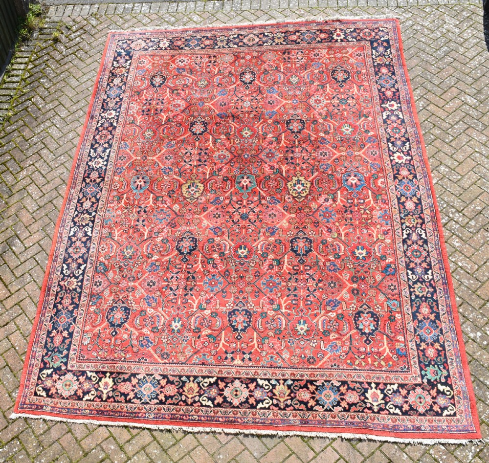 An Old Muschabad Mahal carpet  410x295 cm View VI