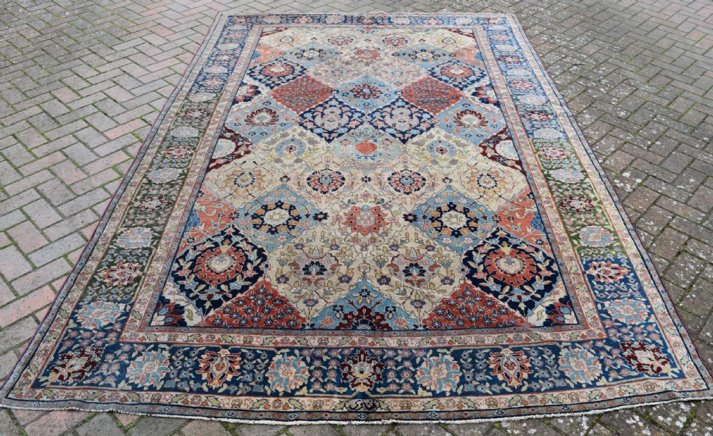 Antique Tabriz small roomsize carpet 306x207 cm View II