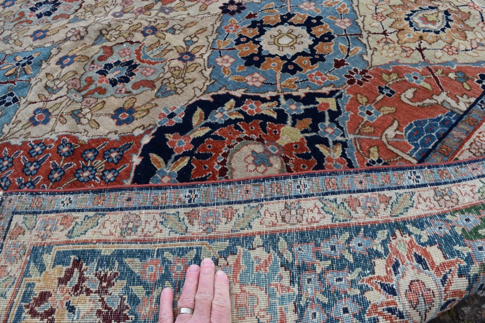 Antique Tabriz small roomsize carpet 306x207 cm View IX