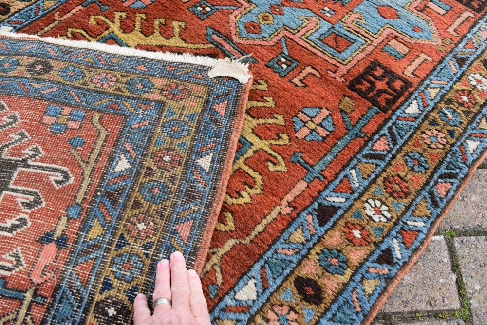 An antique Heriz narrow runner in mint condition  323x84 cm View V