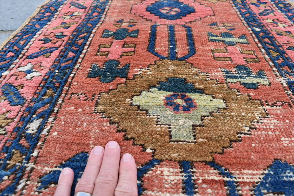 Antique Gorravan narrow country house runner 260x71cm View V