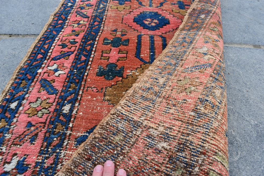 Antique Gorravan narrow country house runner 260x71cm View VII