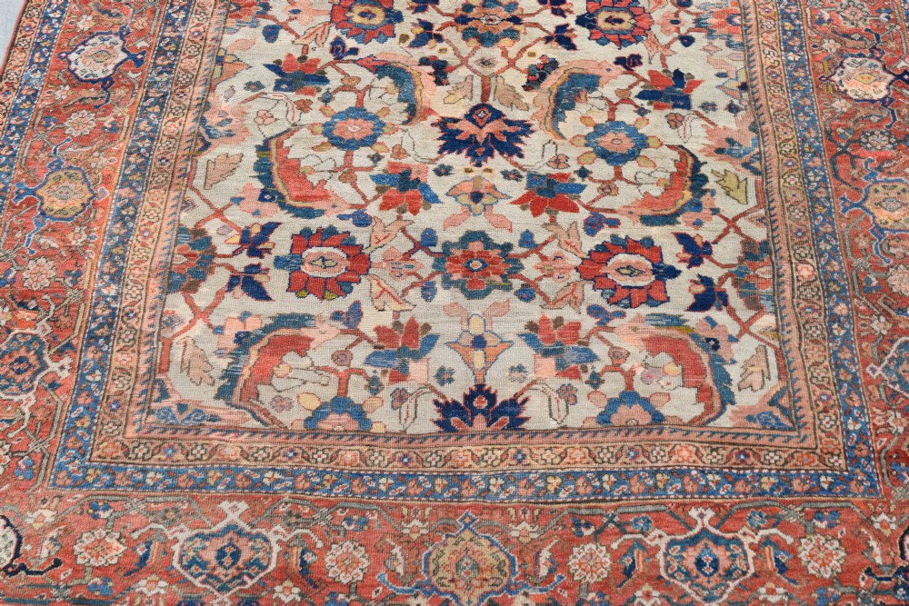 An antique Mahal country house carpet carpet 310x247cm View IV