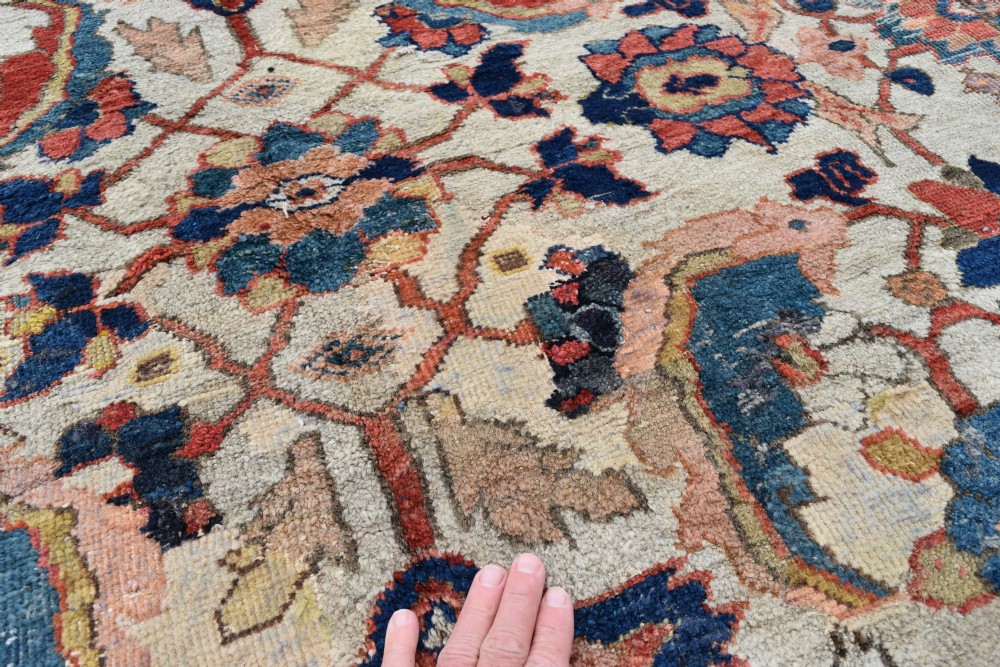 An antique Mahal country house carpet carpet 310x247cm View VIII