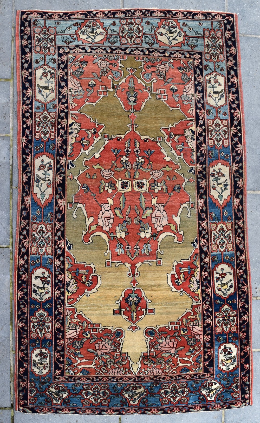 A super fine Sarouk Ferahan rug 230x126cm