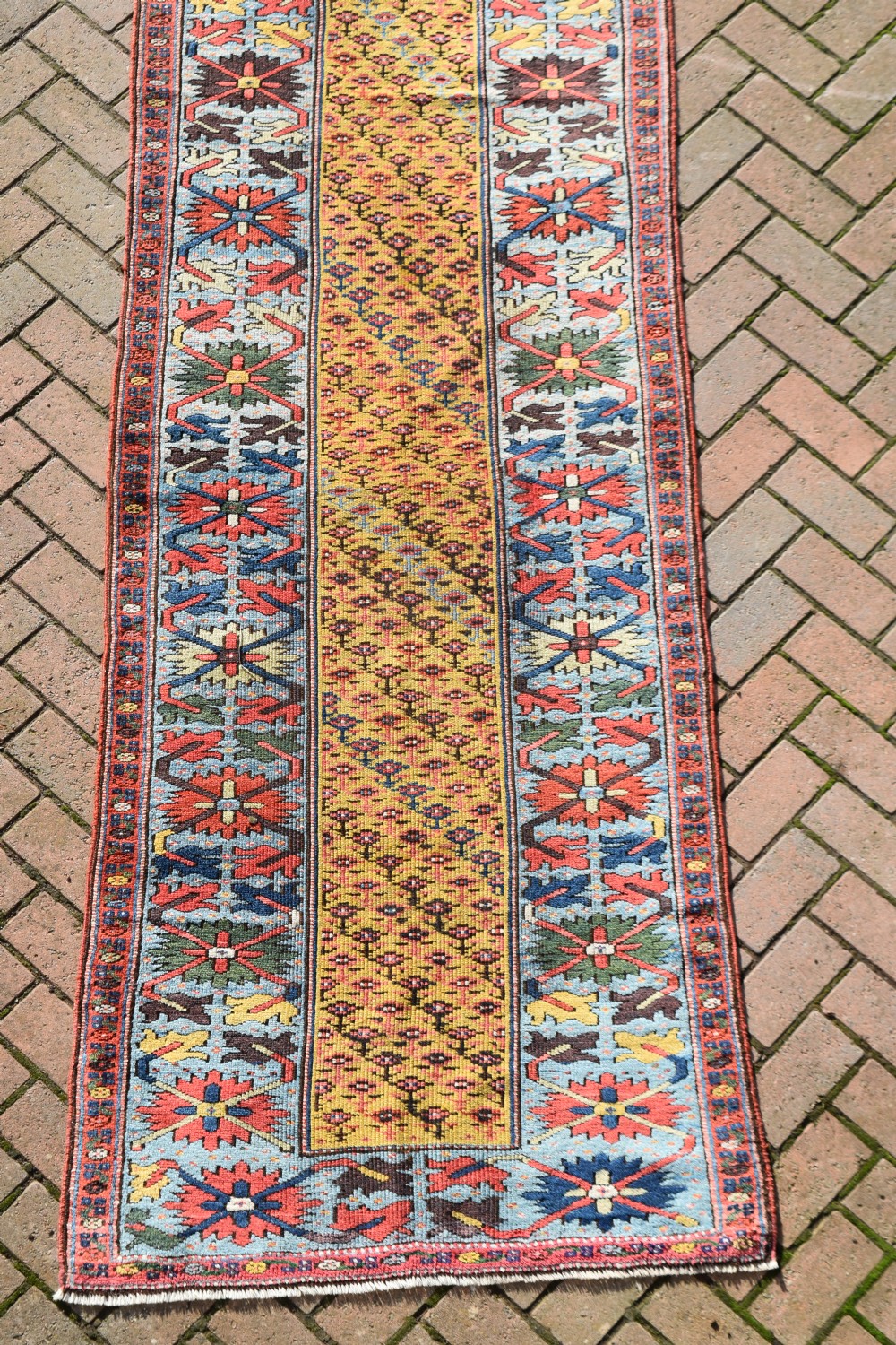 Antique Kurdish long narrow country house runner 503x89 cm View IX